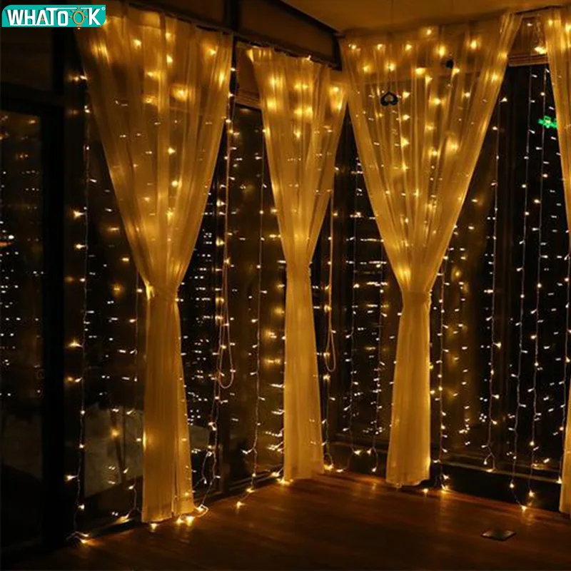 12mx2m LED Curtain Icicle String Lights 960 leds Fairy Garland Christmas Indoor Outdoor Wedding Lighting Home Party Garden Decor