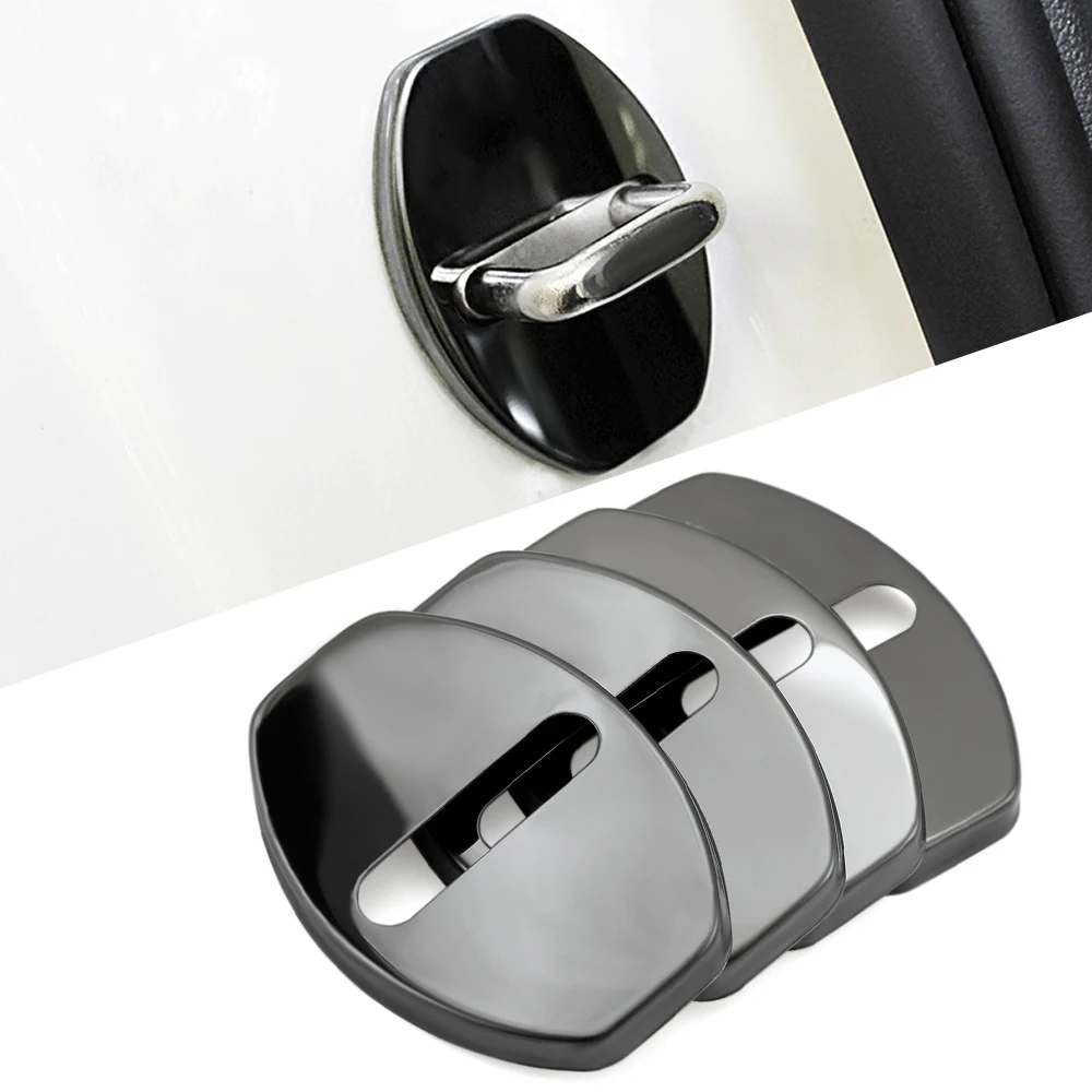 4PCS/Lot For VW POLO JETTA MK5 MK6 Passat B5 B6 B7 GOLF MK7 Scirocco CC Touran Tiguan Touareg Door lock cover car-styling - купить по