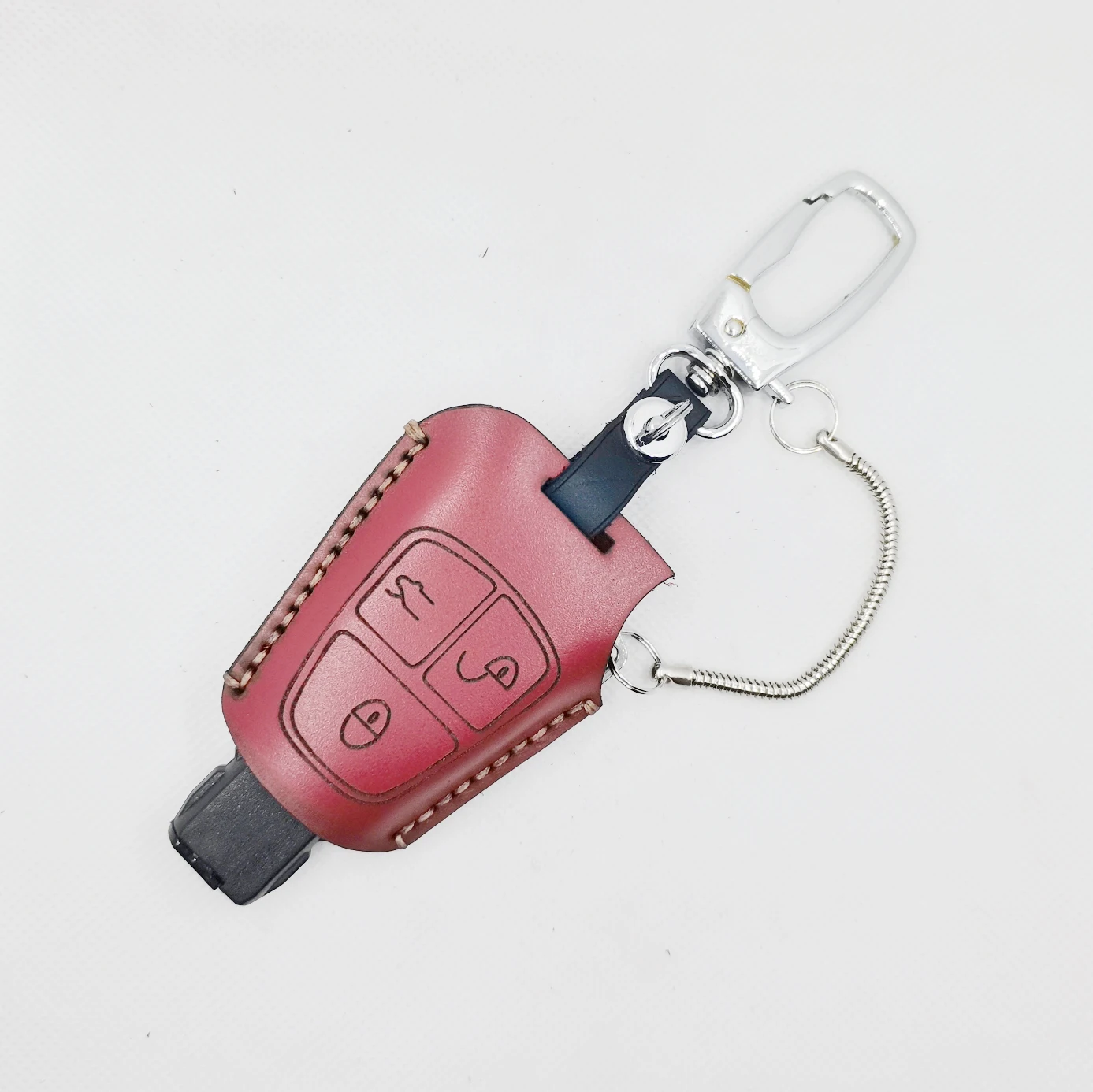 3 colour Genuine Leather Car Key Case key Cover For Benz Mercedes C180 1998-2004 W202 | Автомобили и мотоциклы