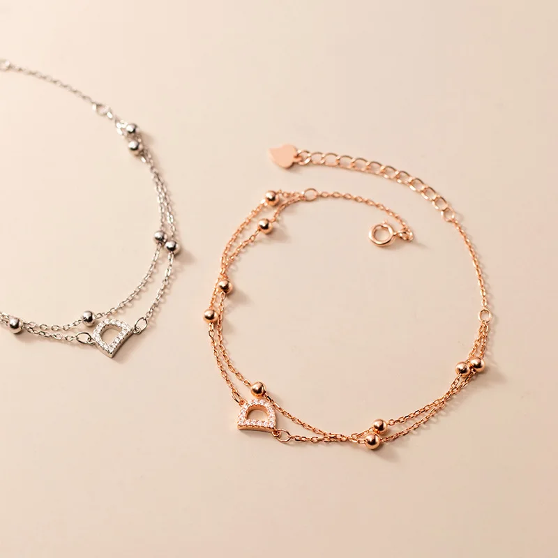 Женские серебряные браслеты 925 пробы ювелирные изделия для девочек браслет с