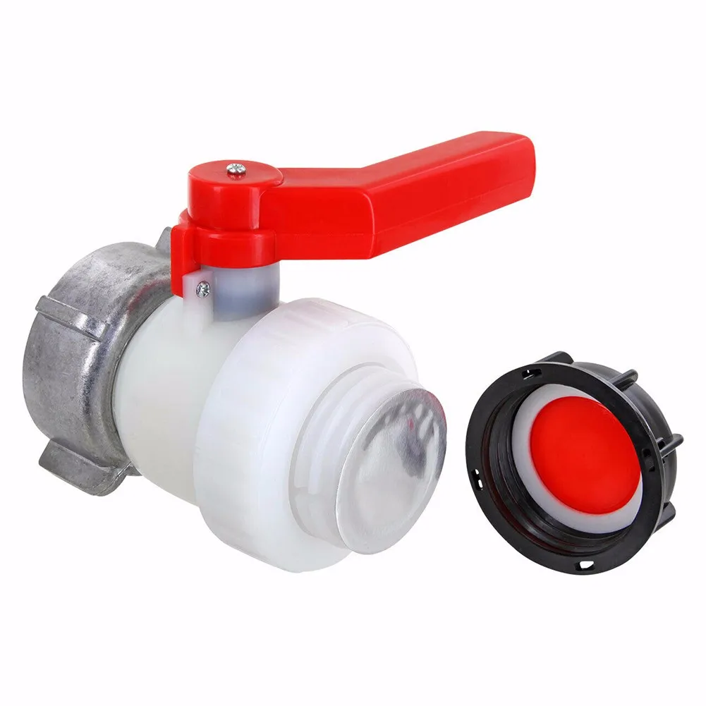 

IBC Tote Tank Drain Adapter Garden Hose DN5075mm) Ball Valve Ap Water Oil Container Coarse Thread Replacement Valve