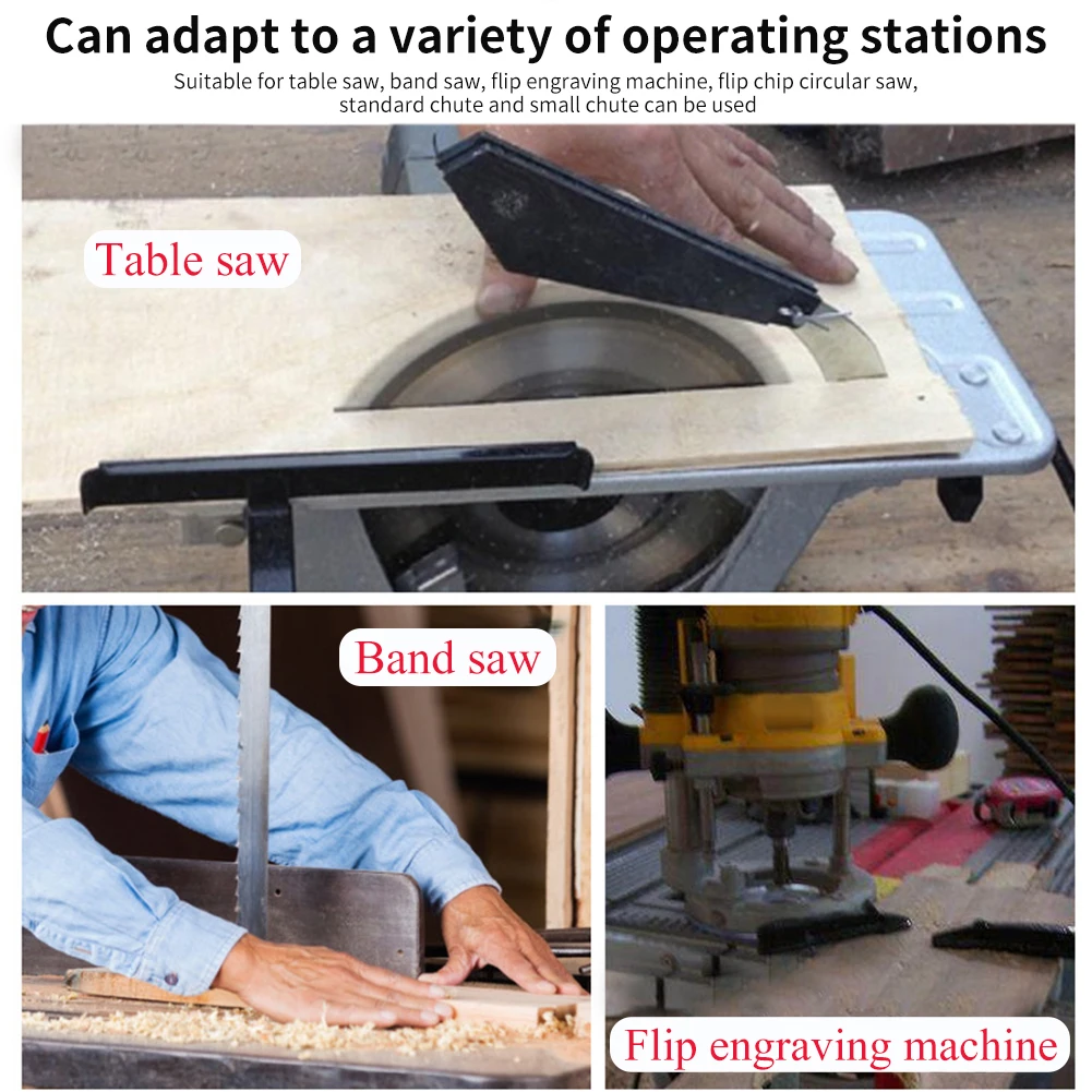 

1pair Portable Accessories Woodworking Tools Table Saw Featherboard DIY Lightweight For Fence Carpentry Durable Easy Install