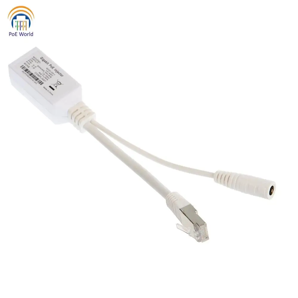 10pcs PoE injector RJ-45 connector Gigabit adapter powering any Router BOARD over Ethernet | Безопасность и защита