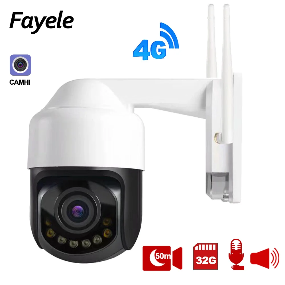 IP66 наружная 3g 4G PTZ камера 1080P LET SIM карта беспроводная wifi ip-камера 4 мм объектив IR 60M P2P мобильный вид Встроенная 32G sd-карта