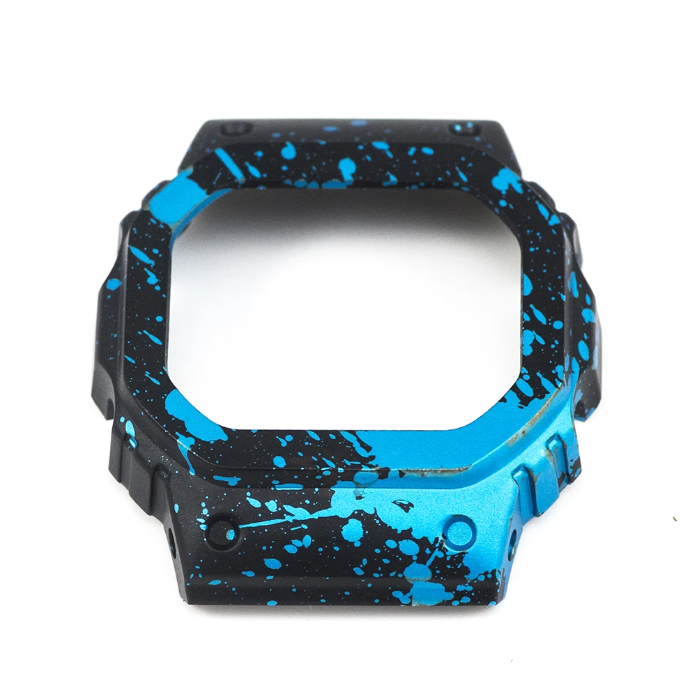 Graffiti Blue DW5600 5610 супер светильник часы граффити рамка алюминиевый сплав 6061 всплеск анодированный - Цвет: Graffiti Blue