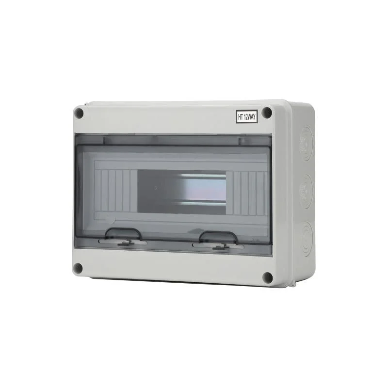 Распределительная коробка 12 каналов IP65 крышка ПК основа из АБС-пластика MCB панель