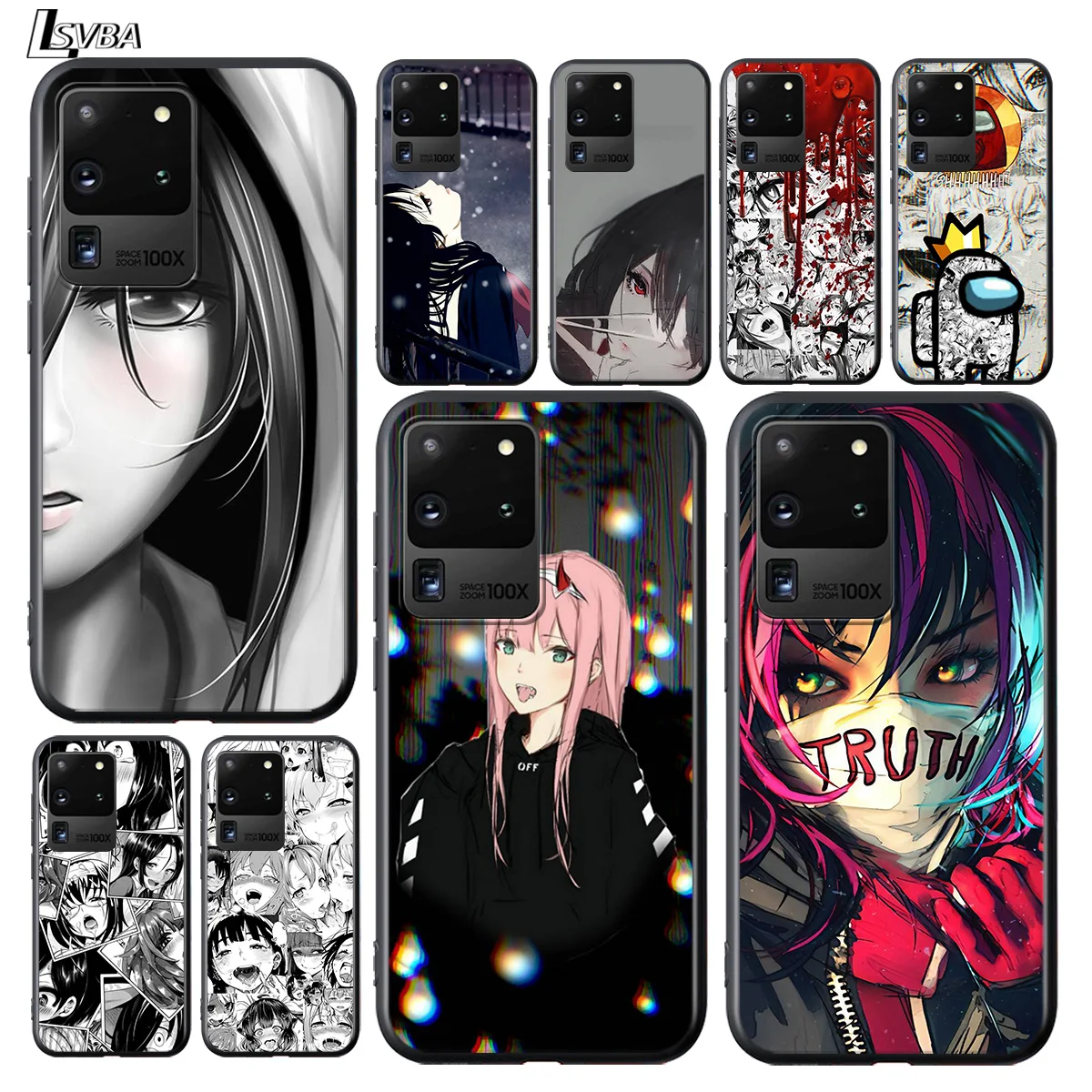

Anime Girl Collage for Samsung Galaxy A72 A52 A32 A12 A02S S20 FE Plus Ultra Lite A91 A81 A71 A51 5G Phone Case