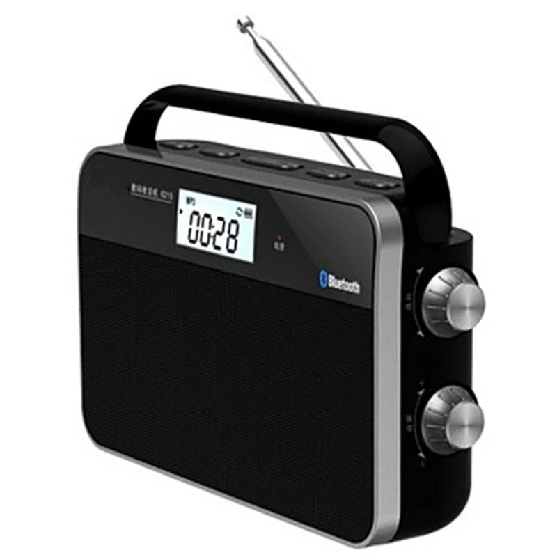 

Mobile computer bluetooth audio sound FM/AM band high DSP radio broadcast big horn radios stereo speaker clock card MP3 player