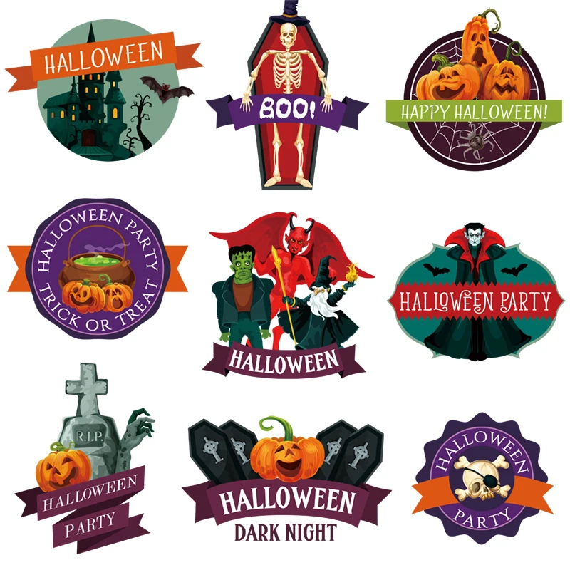 

Three Ratels C437 Fun Halloween decorative stickers holiday gift stickers