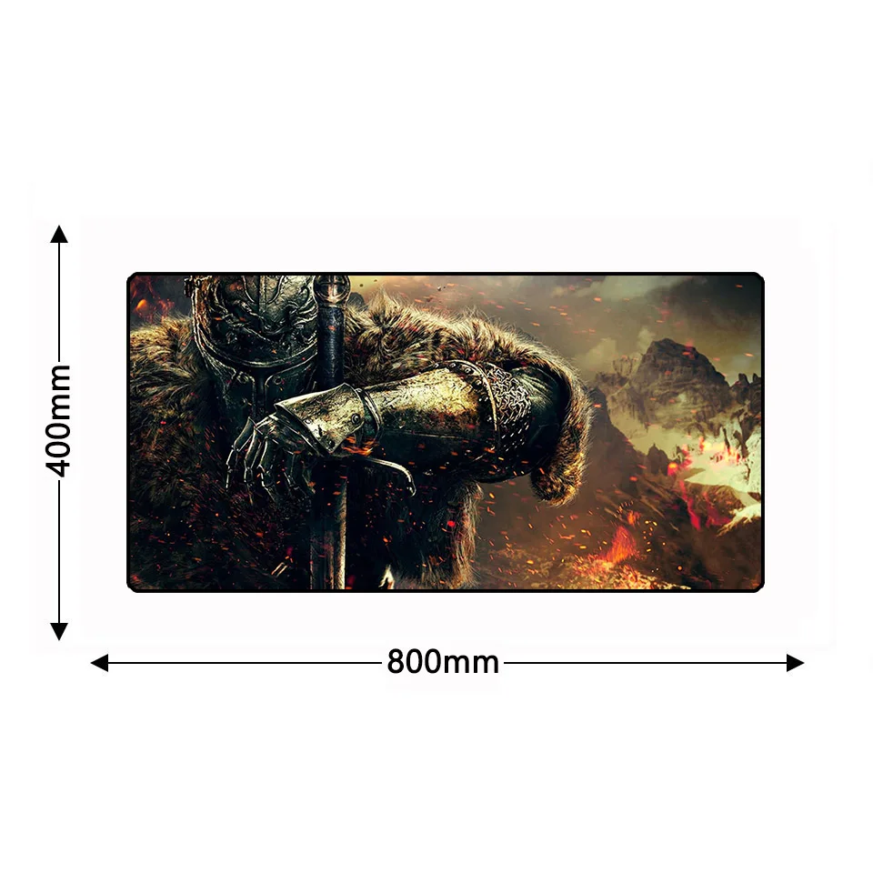 Пользовательские коврик для мыши Darking Souls 80x40 см Ноутбук игровой геймер игра