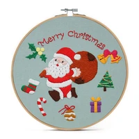 christmas embroidery kit christmas embroidery pattern diy embroidery gift christmas decor home decor english manual
