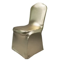 fancy banquet gold silver chair cover for wedding chair covers factory in china spandex