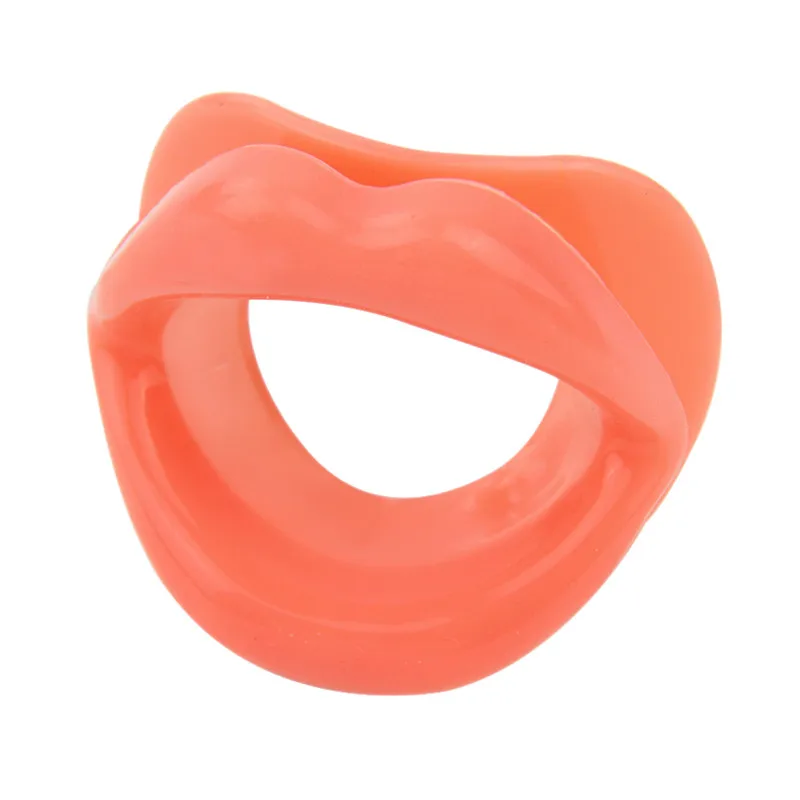 Новые 3 Цвет пикантные женские туфли с рисунком в виде губ резиновая рот кляп