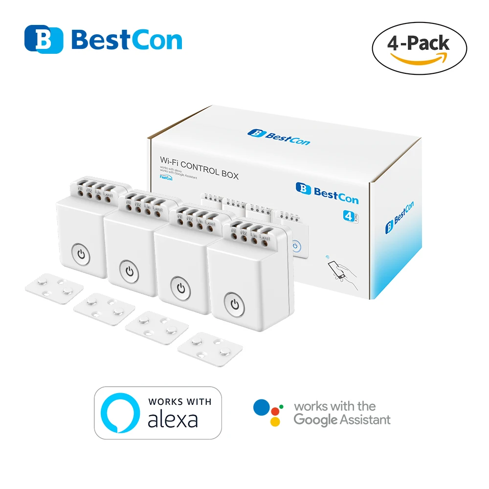 4 упаковки BroadLink Bestcon MCB1 сделай сам управление Wi Fi быстрая работа с Alexa и Google