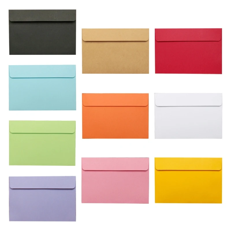 

50pcs Vintage Large Envelopes Postcard Letter Stationery Paper Greeting Card Envelope Retro School Office Gifts