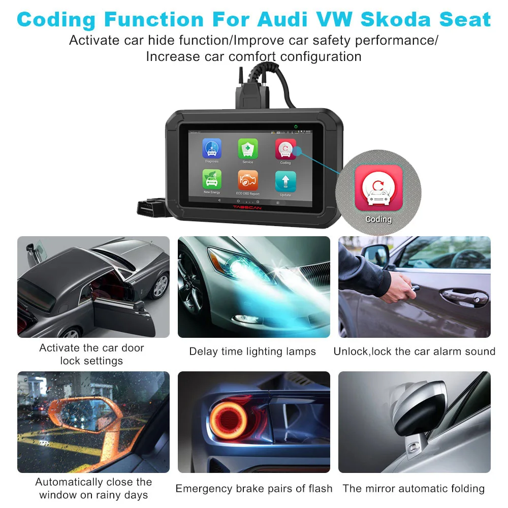 EUCLEIA Tabscan X7 OBD2 автомобильный диагностический инструмент полная система