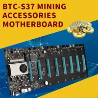 new btc s37 mining motherboard 8pcie 16x graph card support sodimm ddr3 vga professional miner btc motherboard