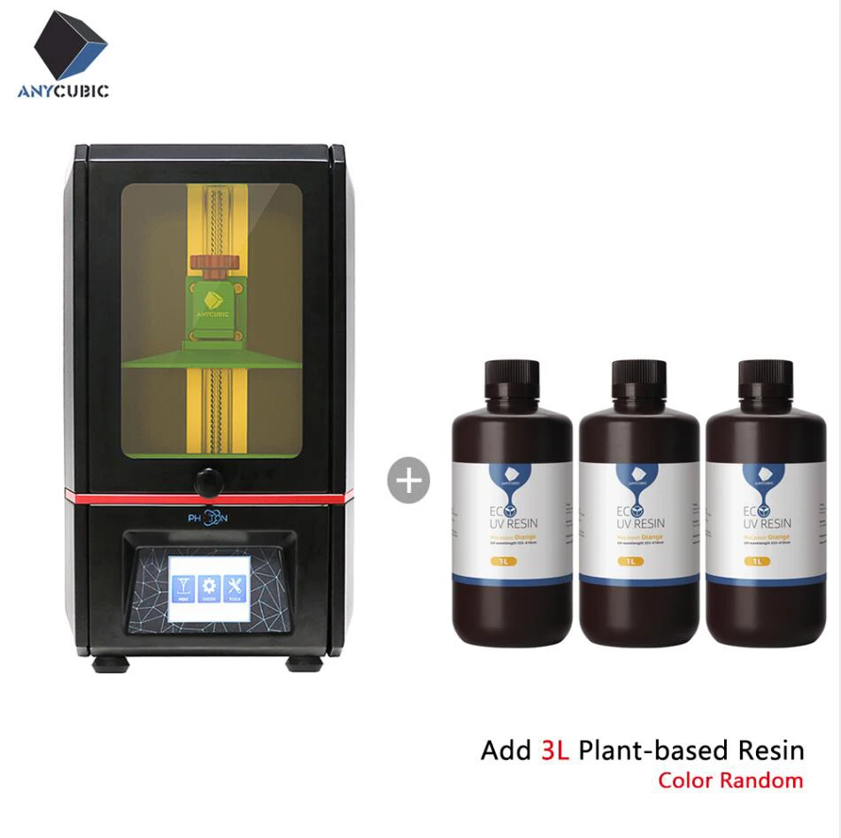 Photon -Add 3L ANYCUBIC Фотон растительный полимерный комплект 3d принтер УФ lcd 2K экран размера плюс Impresora 3d Drucker Impressora UV смола - Цвет: Photon -Add 3L