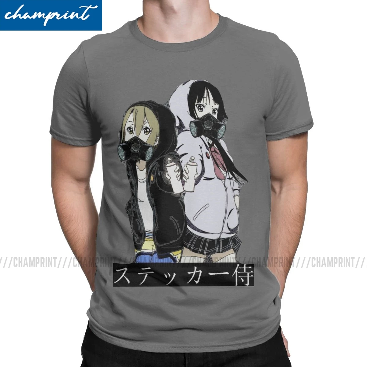 Мужская хлопковая футболка Yui Japan Music Anime уникальные футболки с круглым вырезом и