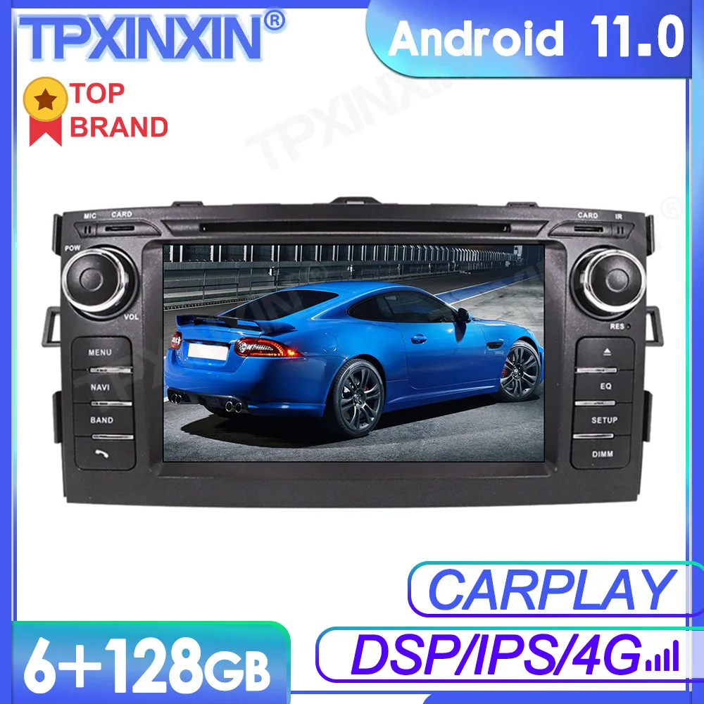 Автомобильный мультимедийный плеер 6 + 128 ГБ Android 11 для Toyota Auris 2006-2012 GPS Navi | Автомагнитолы -1005003027709716