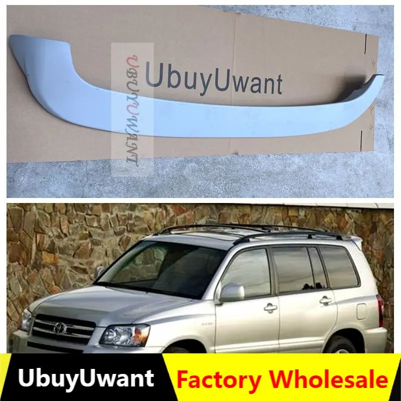 

UBUYUWANT для Toyota Highlander 1998 1999 2000 2001 2002 2003 Высокое качество ABS Материал автомобиль спойлер на задний багажник, крыло