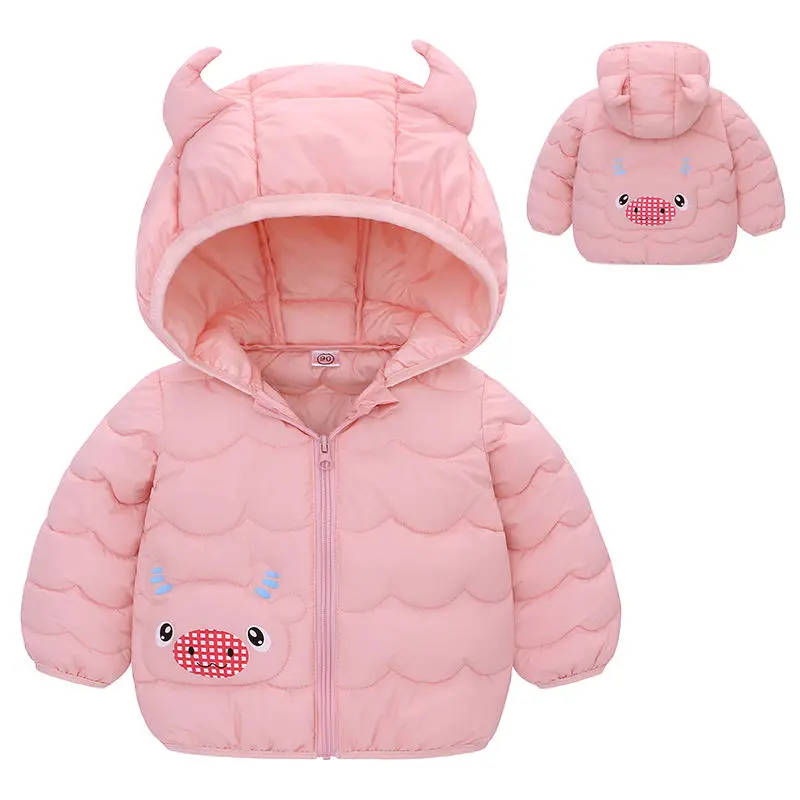 Promotion Winter Newborn Coats Baby Boys Girls Hooded Down Jackets For Kids Warm Jacket Autumn Toddler Girl Outerwear Cheap 1-5Y | Детская