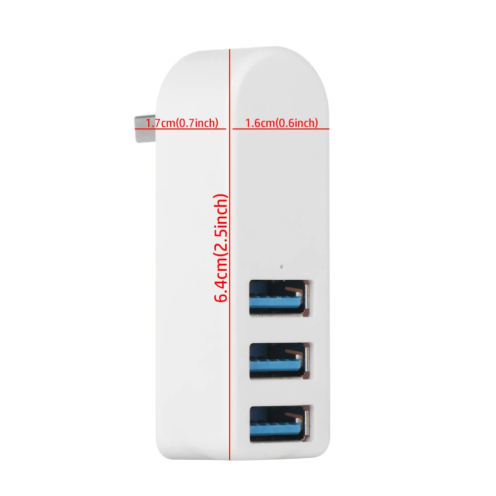 Алюминиевый сплав вращающийся usb хаб 3 порта USB 0 расширитель высокоскоростной