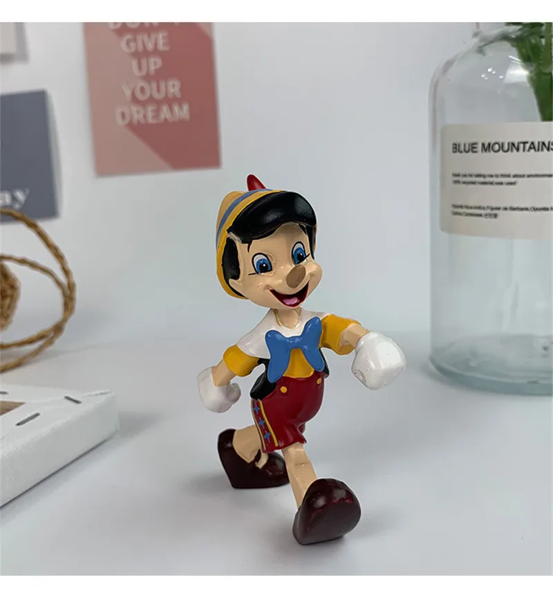 

2piece/lot 9cm pinocchi Action Figure Toys pinocchi Collection resin toys