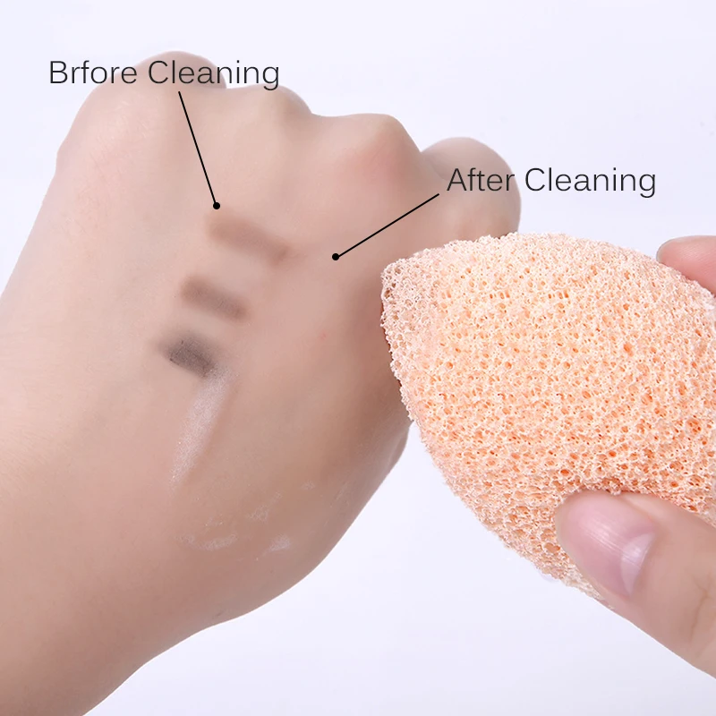 1 шт. натуральная древесная масса губка для целлюлозы компресс косметическая