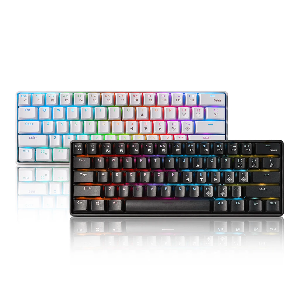 

Professional Ultra-slim Wireless Keyboard Mechanical Gaming Keyboard Wireless Wired Dual Mode RGB Backlit Keyboard
