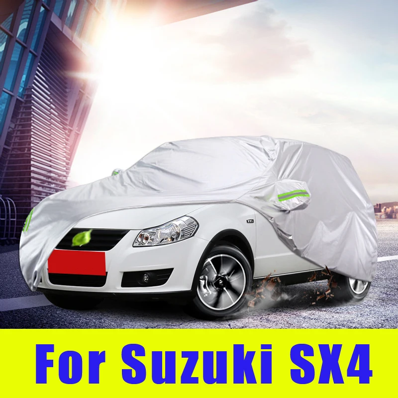 Waterproof full car covers Outdoor Sunshade Dustproof Snow For Suzuki SX4 Accessories
