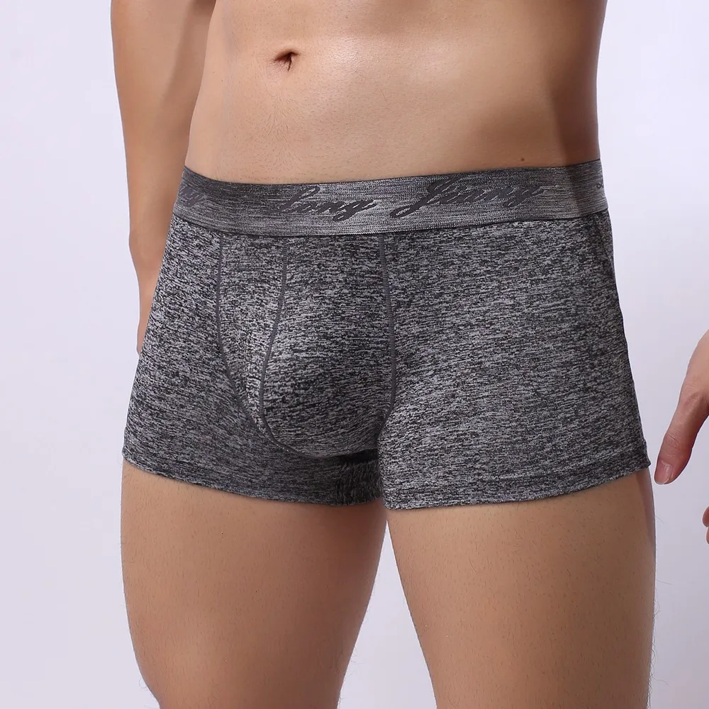 Мужские трусы боксеры мягкие однотонные удобные трусики сексуальное нижнее