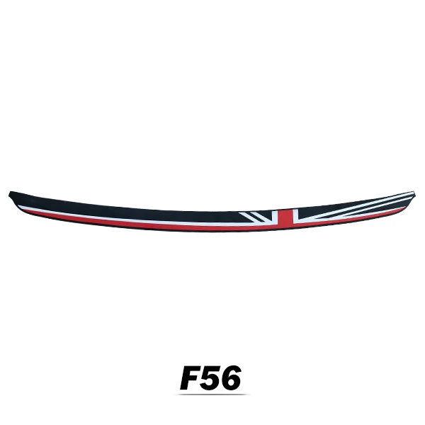 1 piece for F56 Автомобильный стиль, мягкий резиновый задний бампер, защита багажника, защита края, накладка, наклейки для MINI Cooper F55 F56, хэтчбек - Название цвета: 1 piece for F56