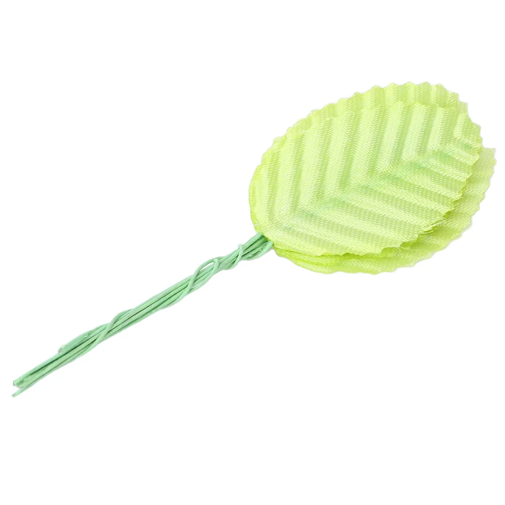 30 шт. мини нейлоновые шелковые листья в форме листа искусственные цветы для