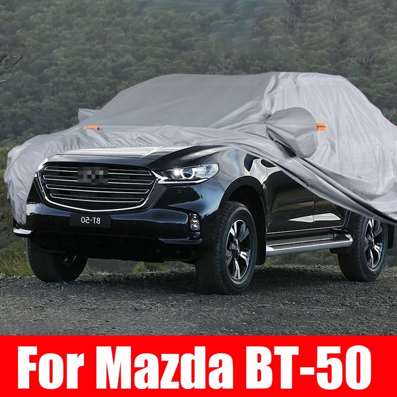 

Exterior Car Cover Outdoor Protection Full Car Covers Snow Cover Sunshade Waterproof Dustproof for Mazda BT-50 BT50 BT 50