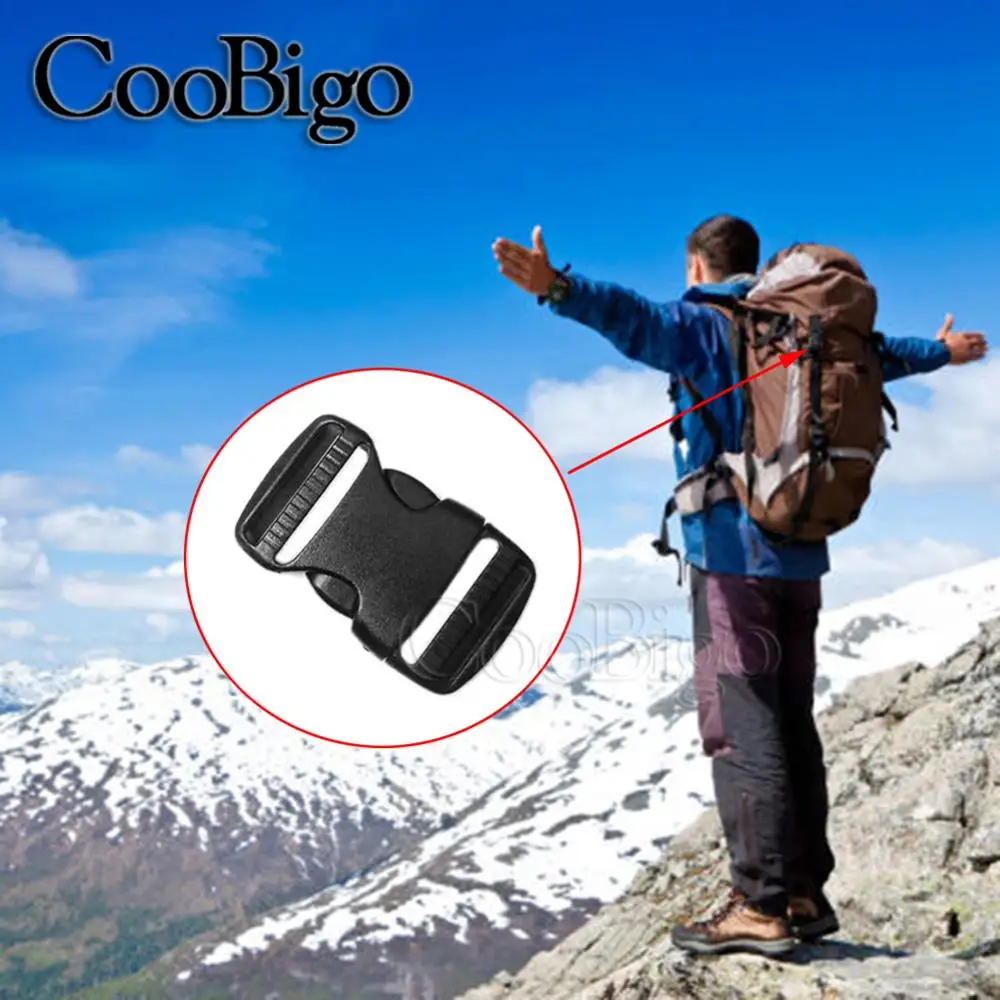 5 шт. разные размеры Пластиковая фурнитура двойная регулируемая боковая пряжка