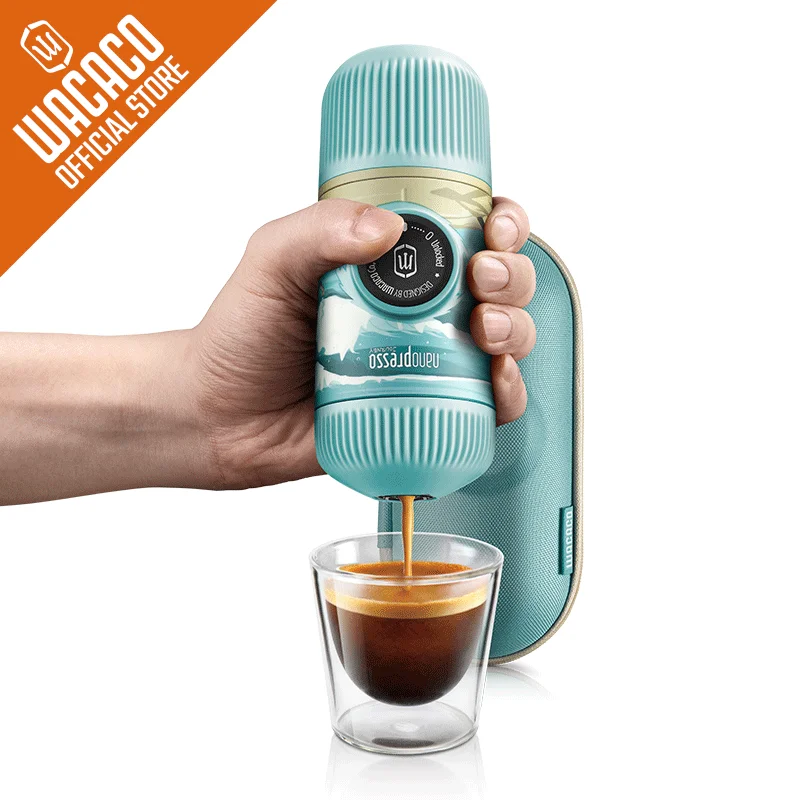 Портативная кофеварка для эспрессо Wacaco Nanopresso 18 бар под давлением с ручным