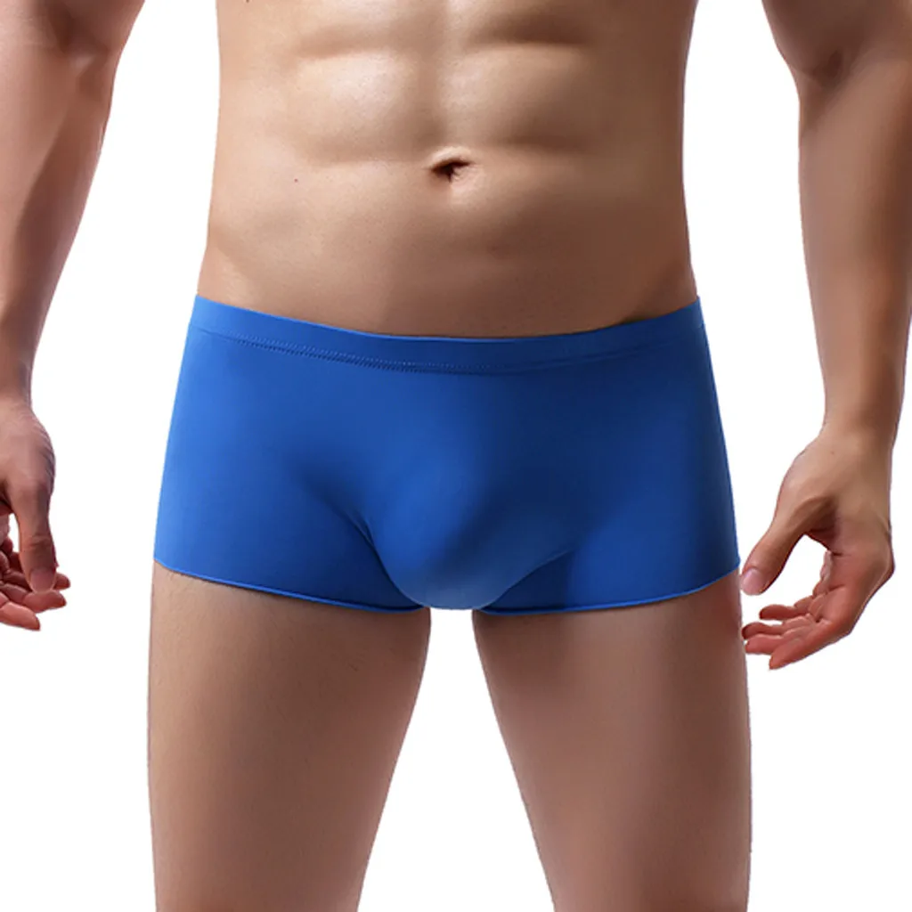 Боксеры мужские мягкие модное нижнее белье трусы шорты пикантное белье|Мужские