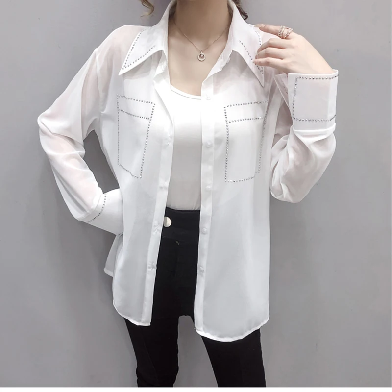 

Ciyesay fashion blouses for women 2021 camisas de mujer women's elegant blouse long sleeve shirt polo shirts chiffon blouse
