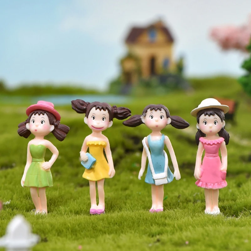 1 шт. куклы мультфильм фигурки мини модель пейзаж Сказочный Сад Гномов фигурка