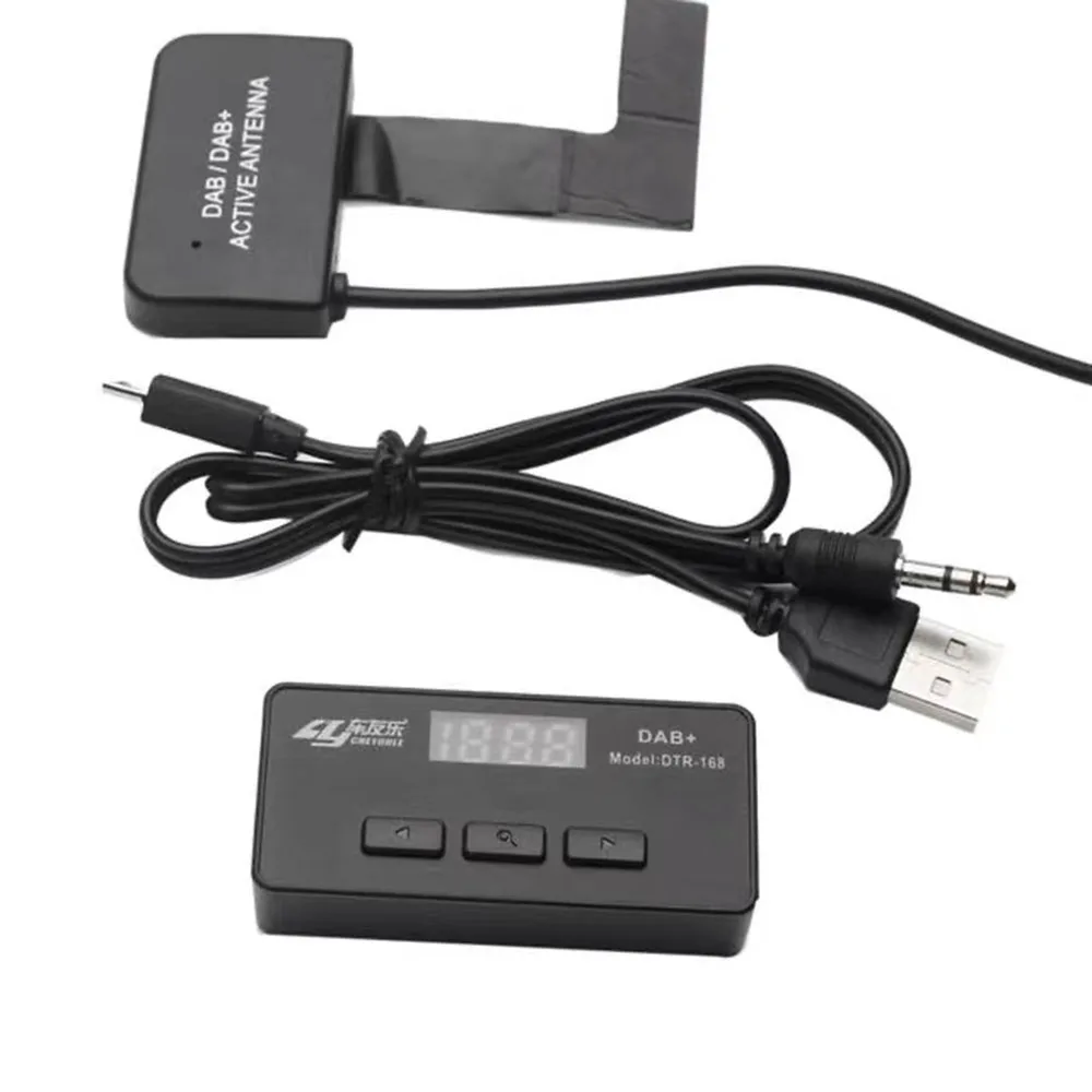 DTR-168 Автомобиль DAB антенна USB адаптер приемник для Android автомобильный стерео