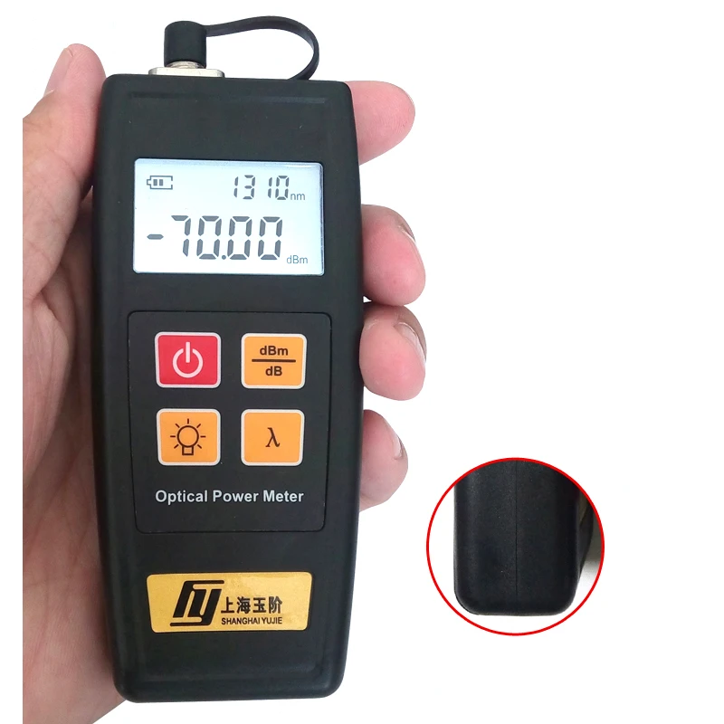 YOUYSI мини оптический Мощность метр тестер YJ-350A / C универсальный Интерфейс FC SC ST