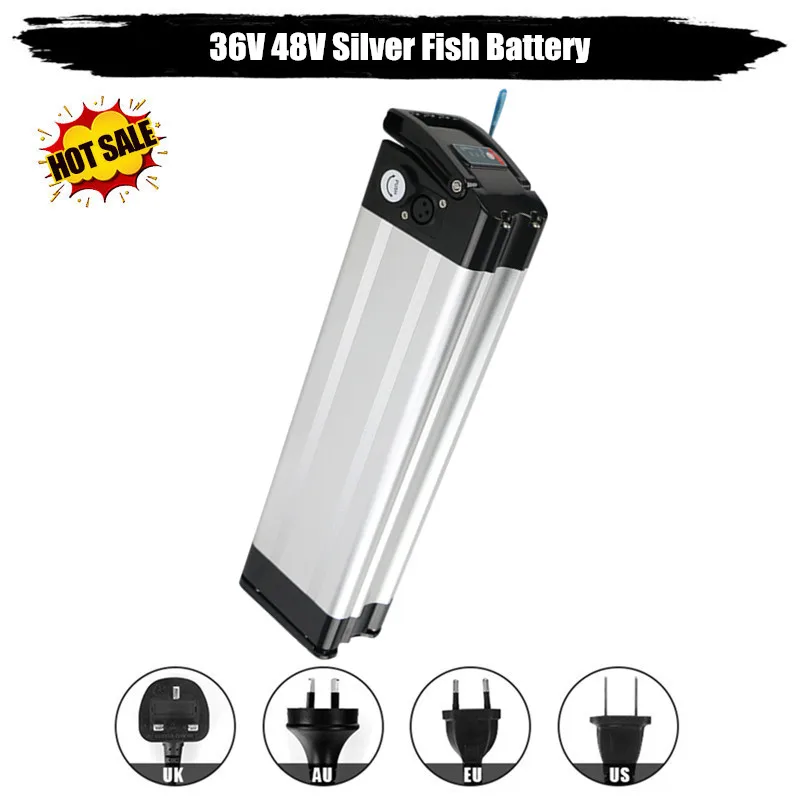 Аккумулятор для электровелосипеда Bafang TSDZ2 36 В 48 серебристая батарея 13 Ач 17 5 21