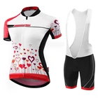 Комплект женской спортивной одежды для велоспорта, индивидуальная одежда из Джерси, дышащие штаны, гелевые подкладки 9D, на лето