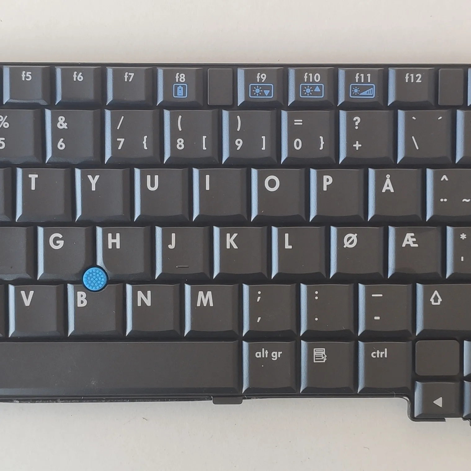 Оригинальный Новый норвежский язык для ноутбука HP 8710 8710P Вт черный PK1300X04L0 1PE169 -