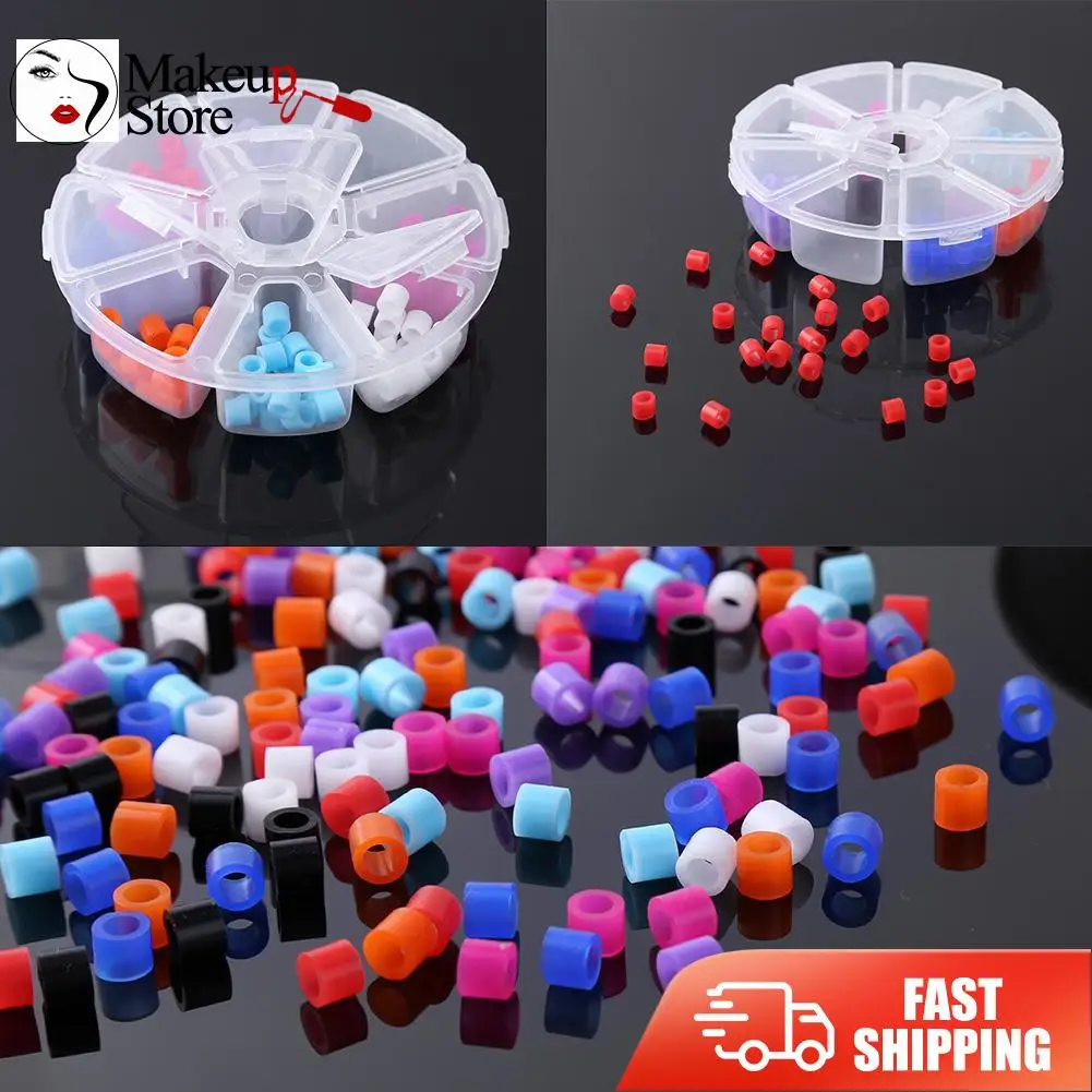 

100pcs/bag Universal Silicone Autoclavable Disinfection Orthodontic Circle Dental Instrument Color Code Rings Multi-color