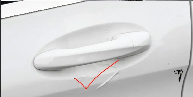 Настоящая углеродное волокно авто наружная дверная ручка Крышка для Mercedes Benz C Class W205 автомобильный Стайлинг