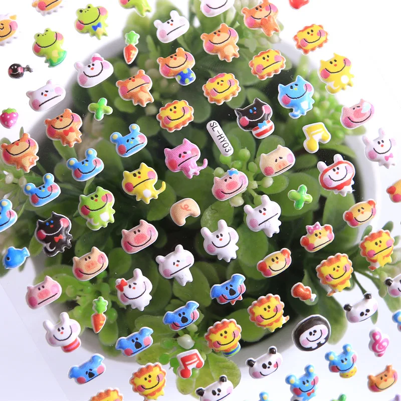 Kawaii милые маленькие животные пены 3D декоративные канцелярские наклейки