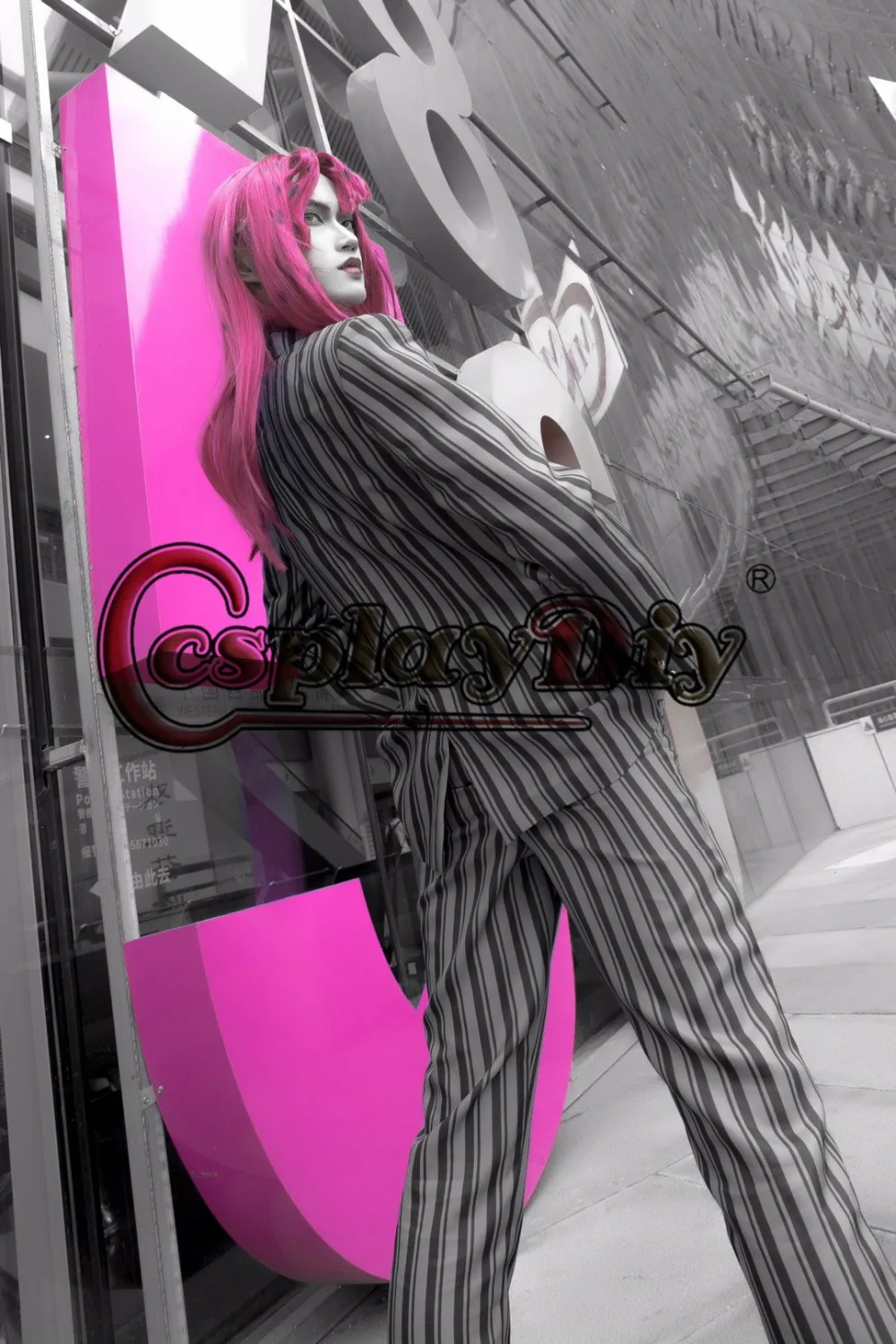 Косплэй diy JoJo невероятное приключение алмаз ломкий Косплэй Diavolo взрослый костюм Для мужчин полный костюм изготовленный на заказ костюм для Хэллоуина