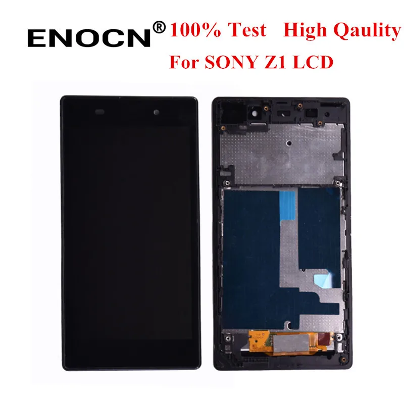 

ENOCN 5,0 ''ЖК-дисплей для SONY Xperia Z1 дисплей сенсорный экран с рамкой для SONY Xperia Z1 дисплей L39 L39H C6902 C6903 Z1 ЖК-дисплей